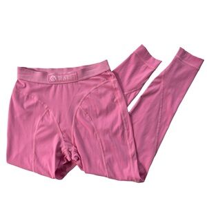 Vain Clothing Co. Womens XS Bubblegum Pink Elastic Waist Active Stretch Leggings